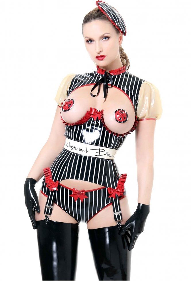latex pasties and tassels 