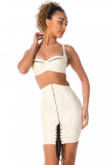 Alexa Latex Corset Skirt
