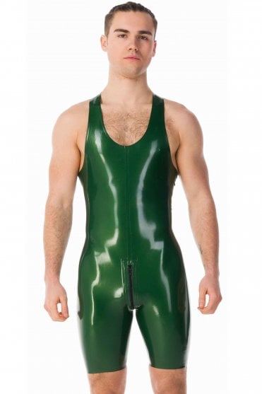 All in One Latex Muscle Suit