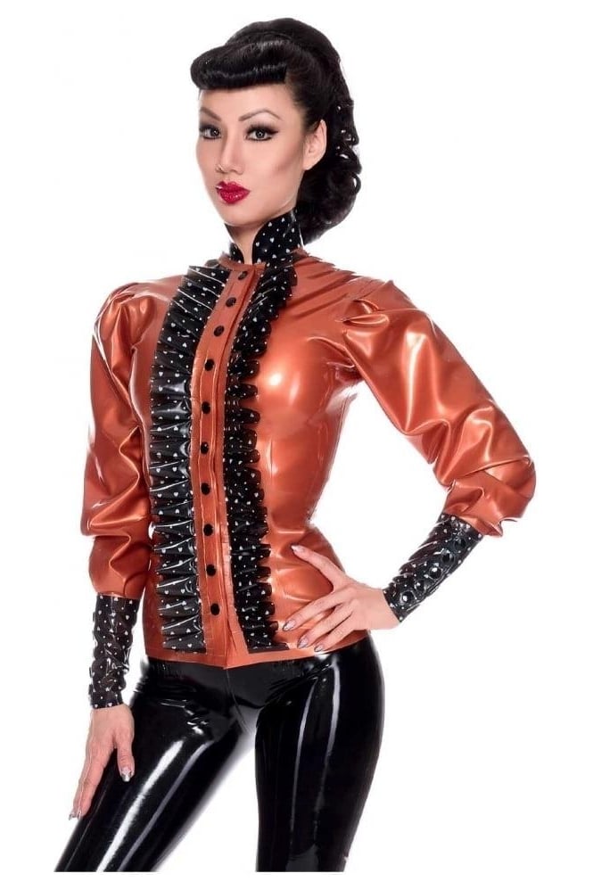 Bossy Boo latex Latex Rubber Blouse