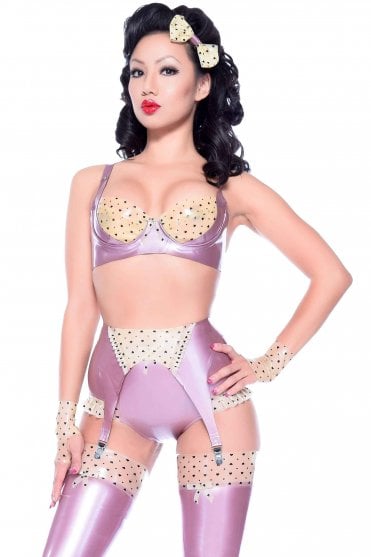 art-Aleck Latex Suspender Belt