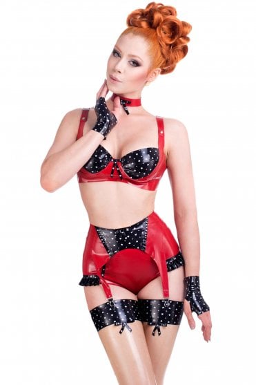 art-Aleck Latex Underwired Bra