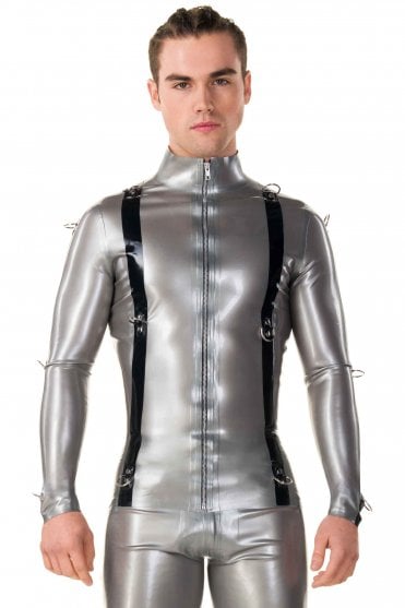 Attitude Latex Jacket Top