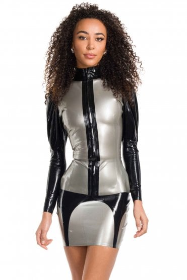 Blush-Peek Latex Top