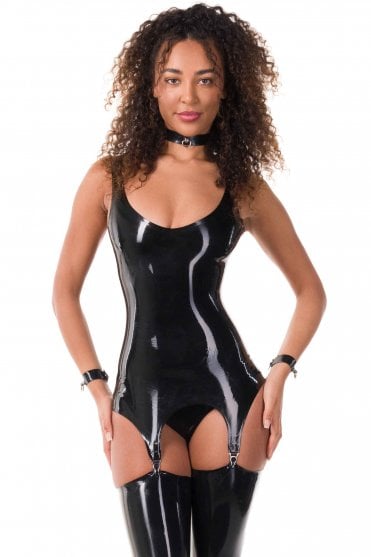 Bond Latex Suspender Fashion Corselet