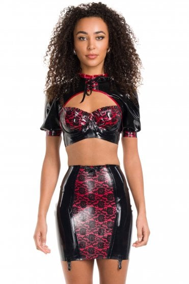 Bordelle-L'Amour Elle Latex Bolero