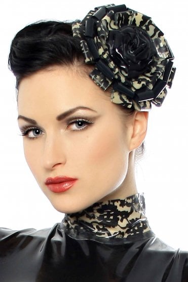 Bordelle-L'Amour Eve Latex Fascinator