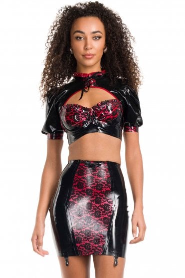 Bordelle-L'Amour Latex Skirt Clincher