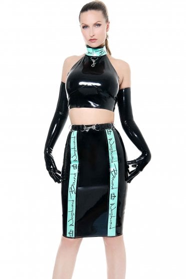 Brand Me Beauty Latex Crop Top