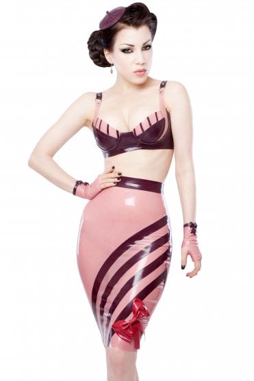 Cafe Society Latex Skirt