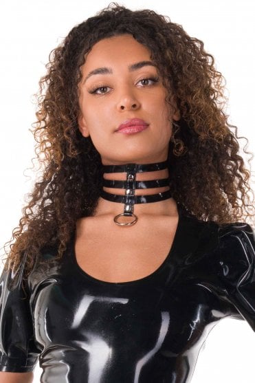 Cage Latex Collar