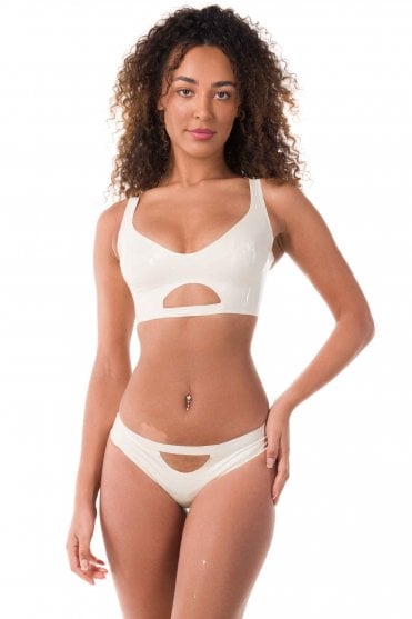 Charm Latex Peek Bra