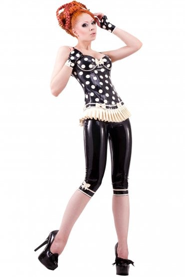 Cirque Capri Latex Leggings
