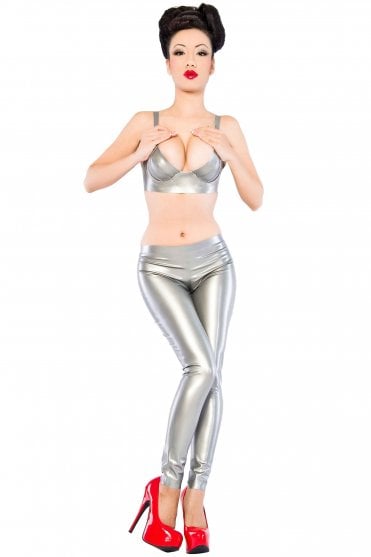 Classic Hipster Latex Leggings