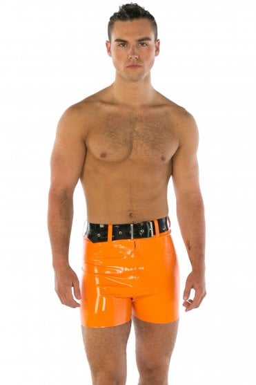 Classic Jeans Latex Shorts