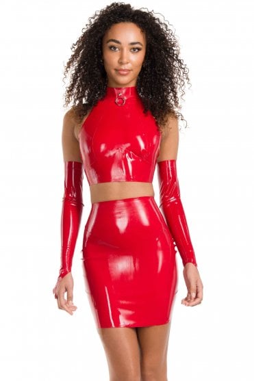 Classic Mini Latex Skirt