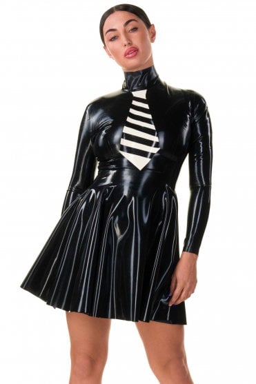 Clerk Latex Dress