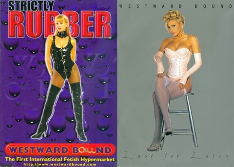 Westward Bound Lust for Latex fashion catalogue, 2001