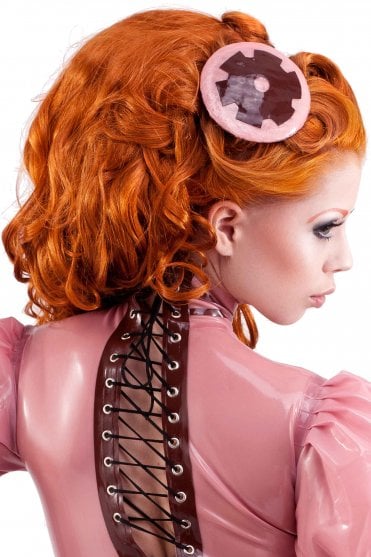 Cog Disc Latex Fascinator