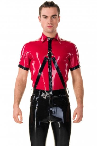 Dalton Harness Latex Shirt (Short Sleeves)