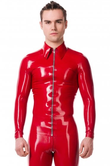 Dante Long Sleeve Polo Latex Shirt
