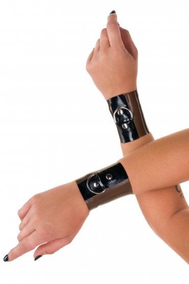 Devote Latex Wrist Cuffs