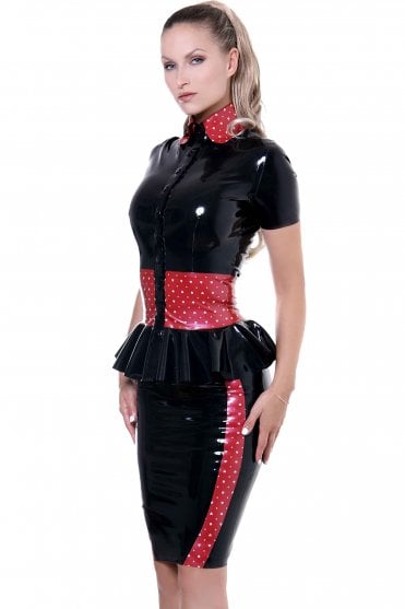 Ego-Peepshow Latex Jacket Top
