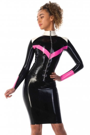 Electo Latex Jacket Top