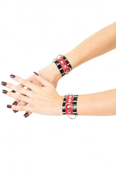 Elegance Latex D-Ring Bracelets
