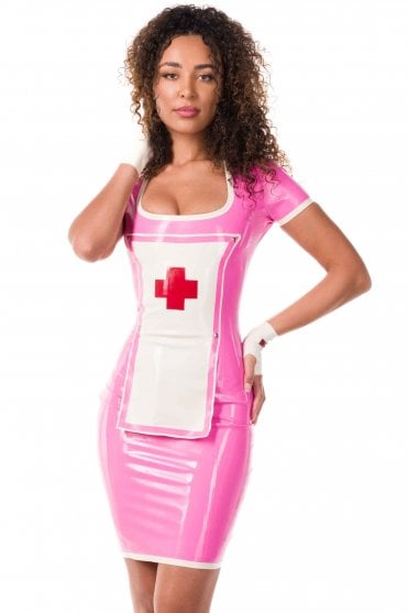 Florence Medical-Inspired Latex Dress
