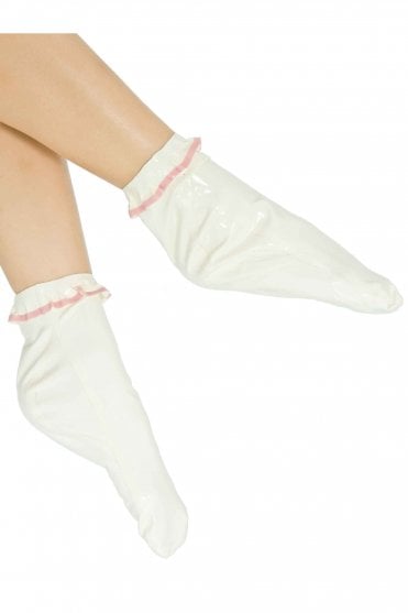 Frill Ankle Latex Socks
