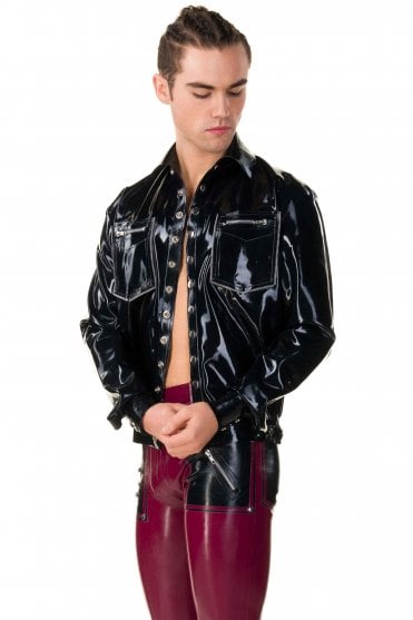 Gibson Latex Bomber Jacket