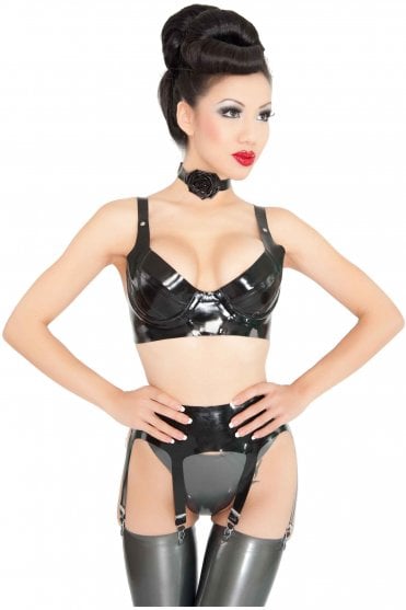 Hollywood Latex Suspender Belt
