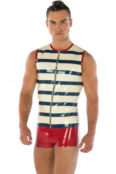 Jack Zipper Latex Top