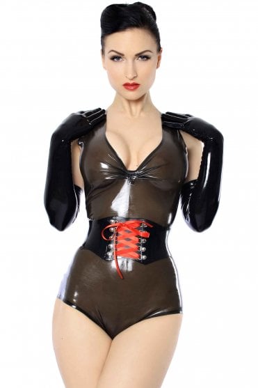 Kittylux Latex Corset Waist Belt