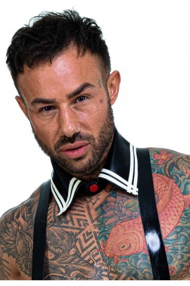 Latex Shirt Collar
