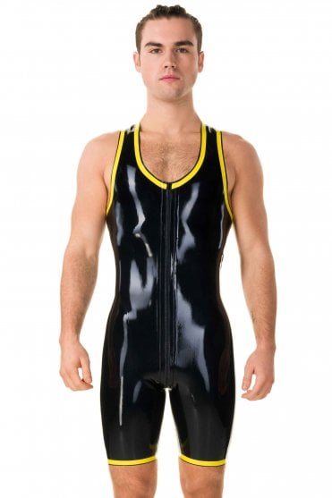 Leonardo All in One Latex Muscle Suit.