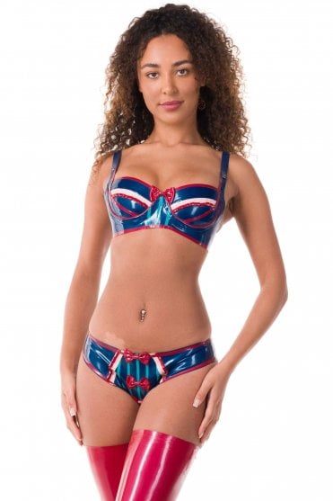 Lolly La Bomb Latex Underwired Bra