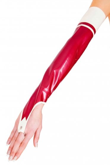 Long Ring Latex Mitts