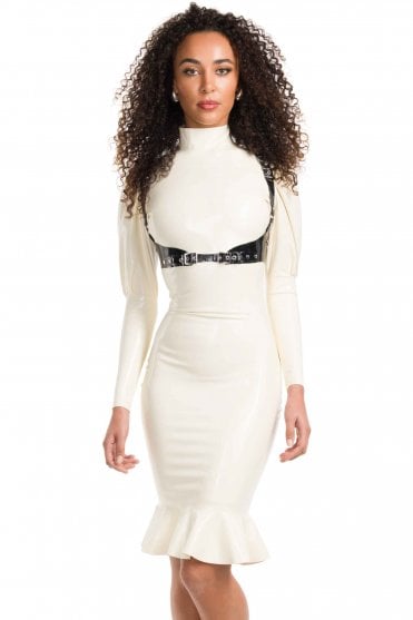Lucie Ladies Latex Harness