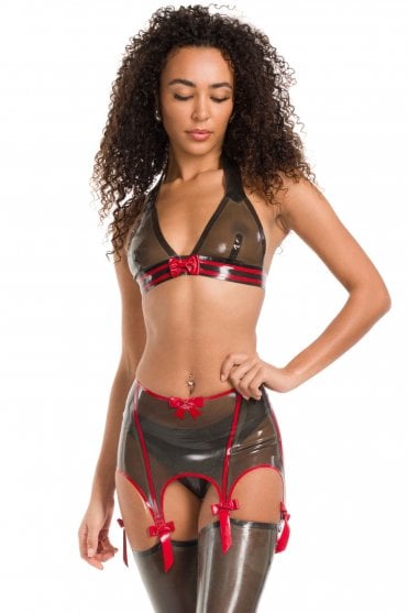 Lush Latex Suspender Belt