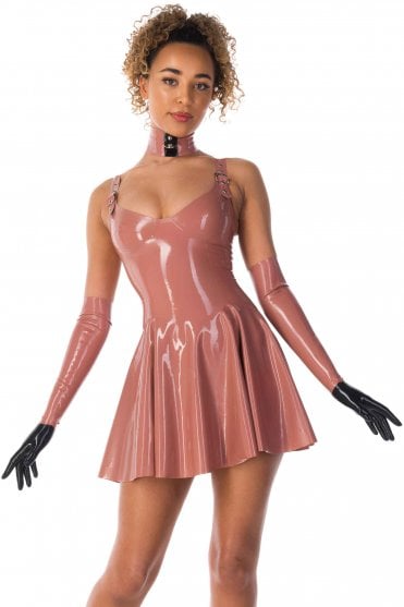 Manhattan Full Circle Latex Mini Dress