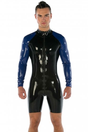 Men's Shortie Latex Catsuit