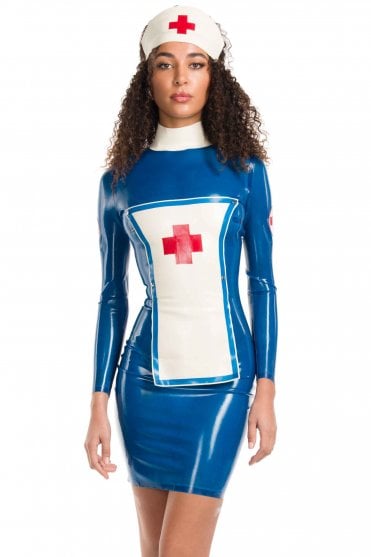 Nurse Nightshift Medically-Inspired Latex Dress