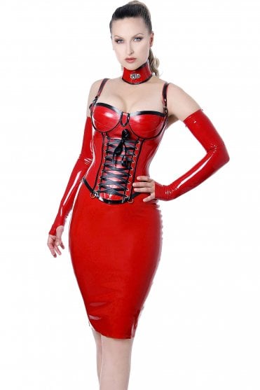Pencil Latex Skirt