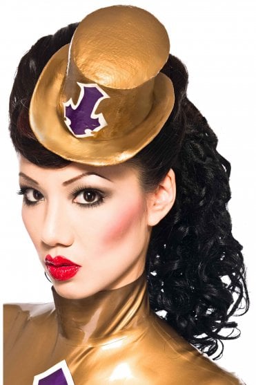 Petrine Cross Mini Top Latex Hat