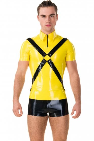 Polo X Harness Latex Top