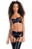 Morgana L'Amour Latex Suspender Belt