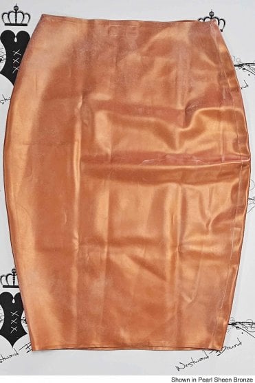R0070 Pencil Latex Skirt. Sizes still available: UK 08