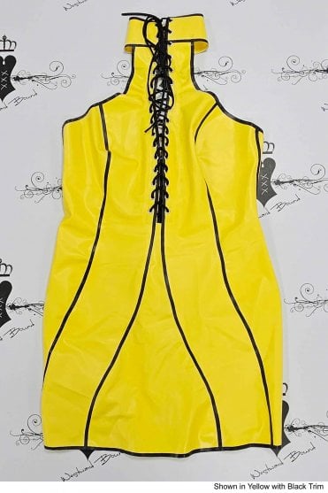 R0737 Alise Latex Dress. Sizes still available: UK 14